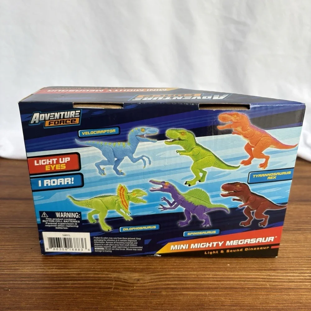 Adventure Force Mini Mighty Megasaur Light & Sound T-Rex‎ Dinosaur Toy